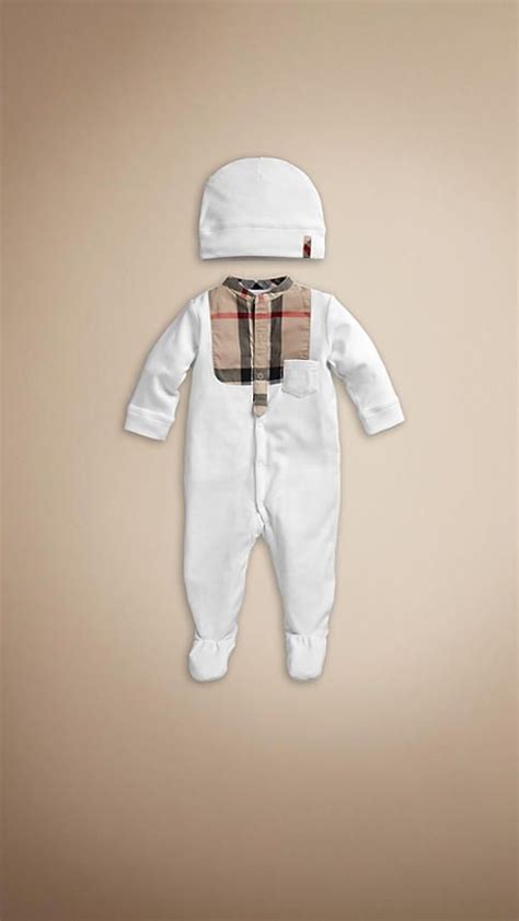 burberry baby mit muster|Burberry newborn.